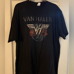 Black Graphic Van Halen T-Shirt Size XL